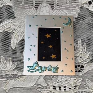 *SOLD* Vintage 90s Whimsygoth Celestial Moon & Stars Framed Wall Art